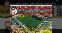 Desktop Screenshot of clubdeportivoacero.com